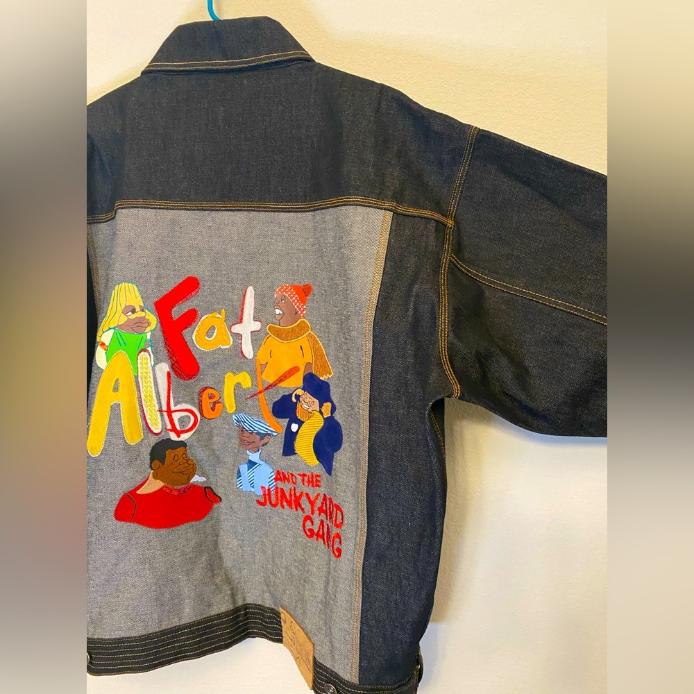 Vtg Fat Albert and The Junkyard Gang Denim Jacket Size XL - New without tags